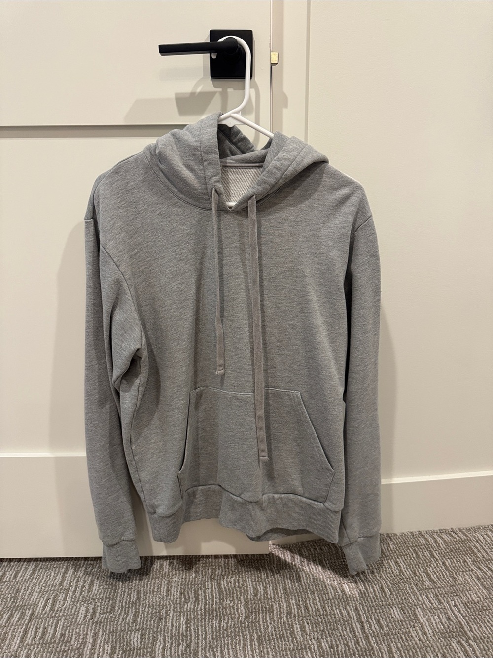Classic Grey Men's Hoodie Sweatshirt
